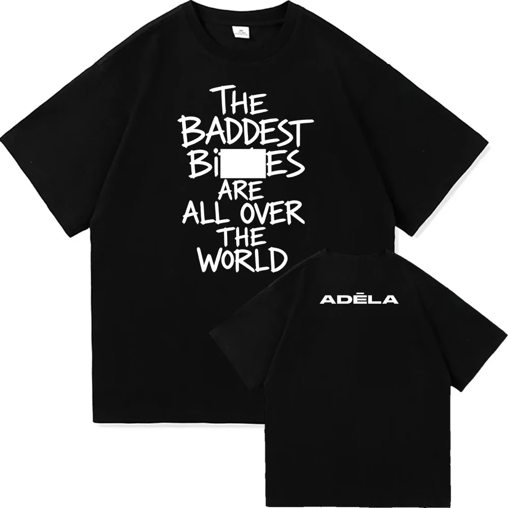 Adela ADÉLA T-Shirts, Sommer, kurzärmelig, lässiges T-Shirt, Streetwear, Unisex, lässige Mode, Baumwolle, bedruckte T-Shirts für Damen und Herren. – Detail 6