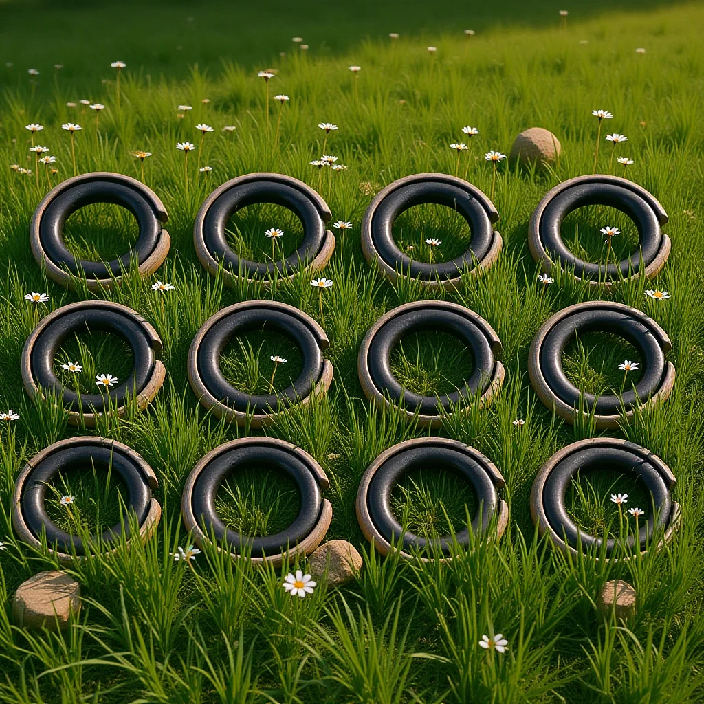 

12Sets Impact Wrench Retaining Ring Kit Rubber O-Rings 125mm Square Drive High Strength Hardness Excellent Performance