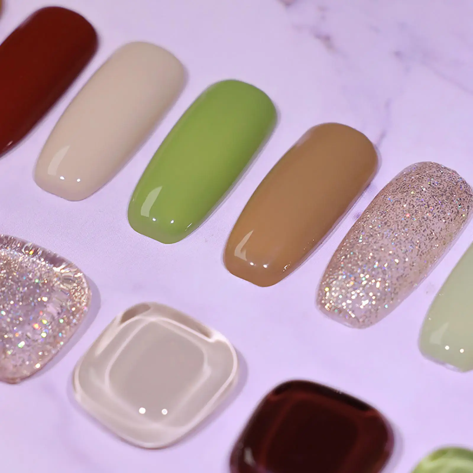 9 Colors Gel Nail Polish Jelly Painted Oil Painting Glue Nail Glue for Nail Salon