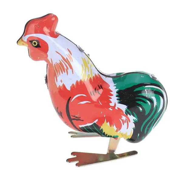 Wind Up Chick Rope Toy Simulation Chick Model Collectible Gift Windup Toy Bird for Home Decor