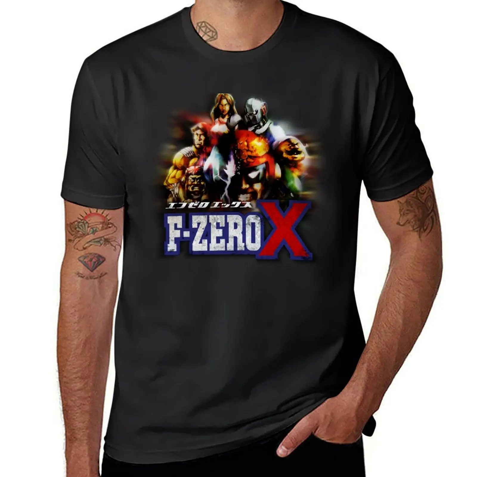 

F-ZERO X T-Shirt Man t-shirt blue archive affliction shirts mens graphic t-shirts anime