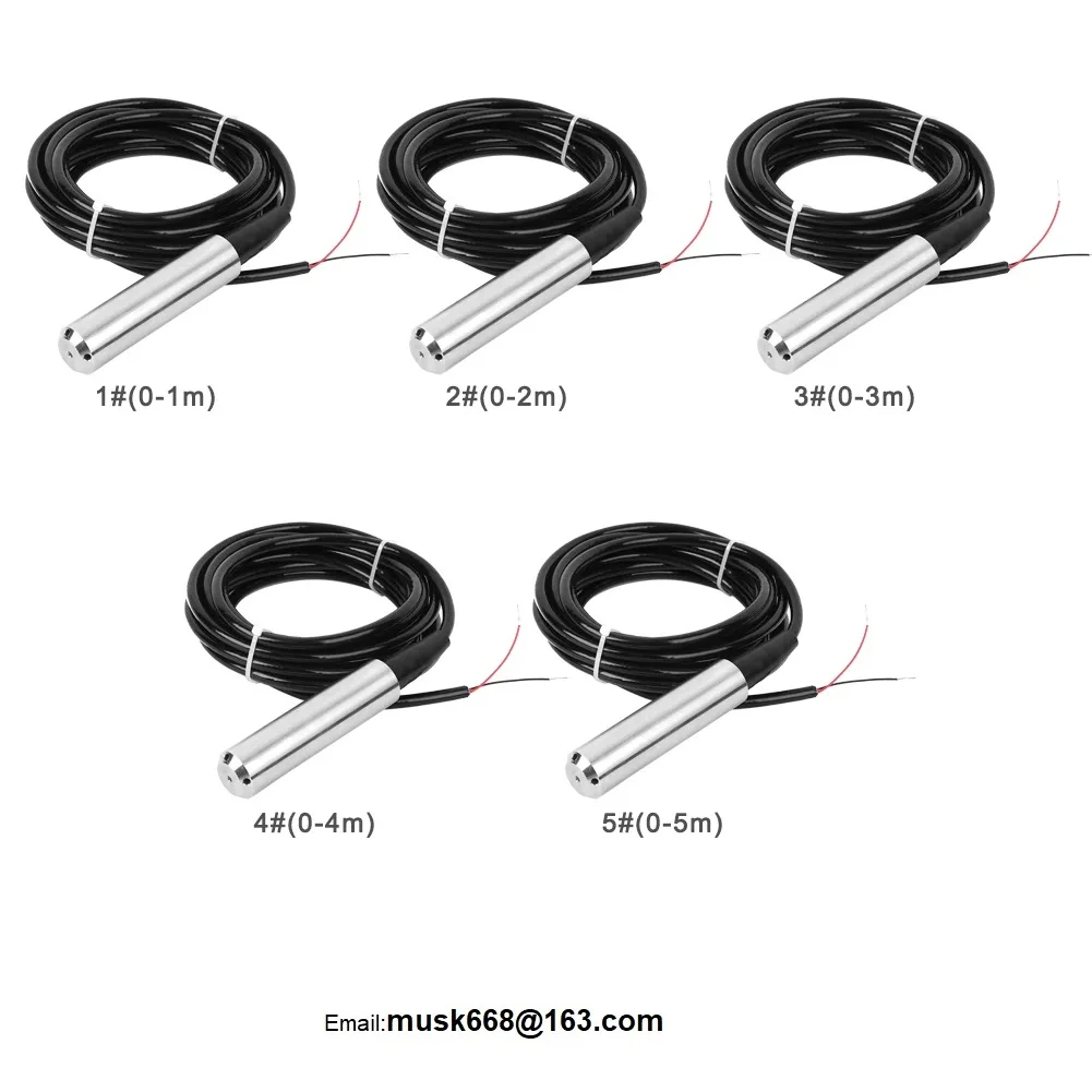 Level Sensor TL-136 Liquid Level Transmitter Water Level Sensor Detector 12-32VDC 4-20mA Signal Output Liquid Level Sensor