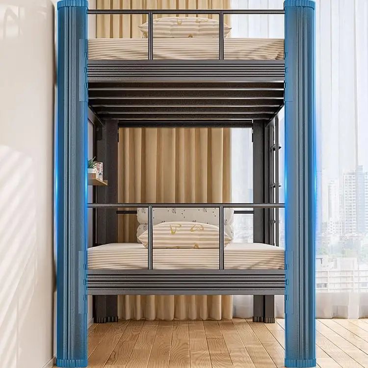 Thickened bunk iron bed Bunk bed Iron frame bed Staff student dormitory