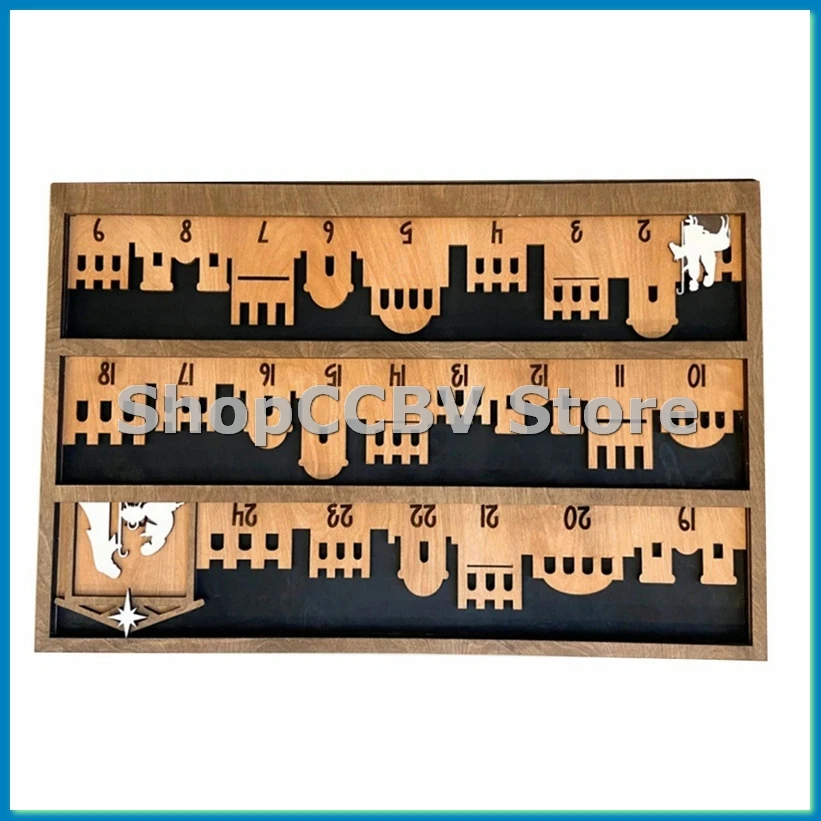 Advent Calendar for the Birth of Jesus, Countdown to Jesus, Wooden Advent Calendar, Christmas Holiday Advent Calendar-A57M