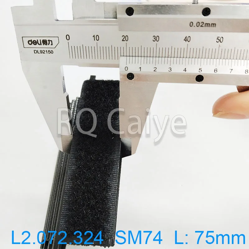 5Pieces Bellows L2.072.324 Length 75mm Width 20mm For Heidelberg SM74 Offset Printing Machine Parts