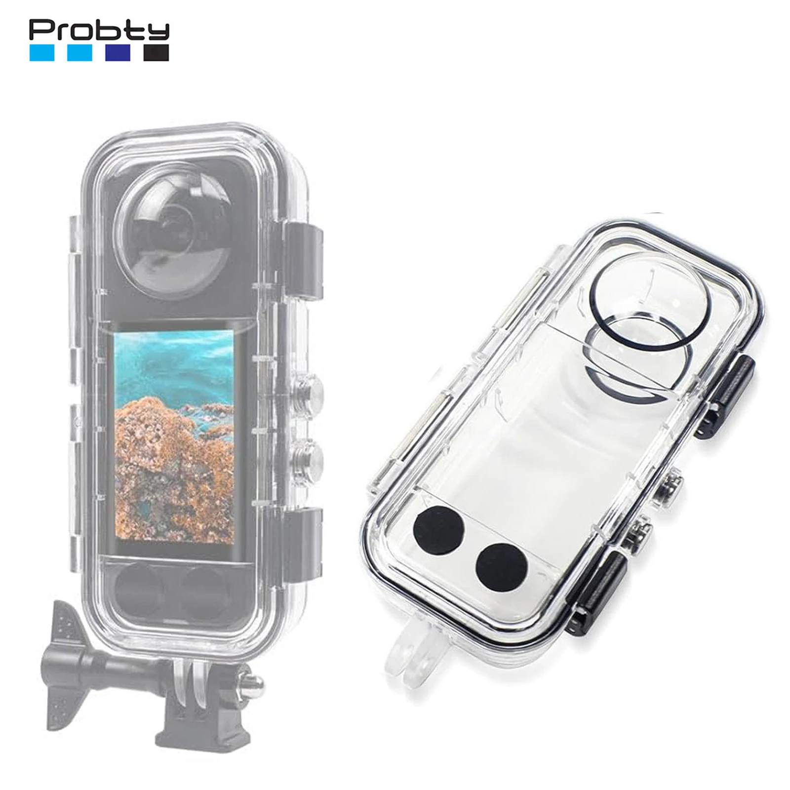

Dive Case for Insta360 X4 Waterproof Housing Cover for Insta360 X4 Invisible Diving Case Underwater 40M Dive Shell Accessories
