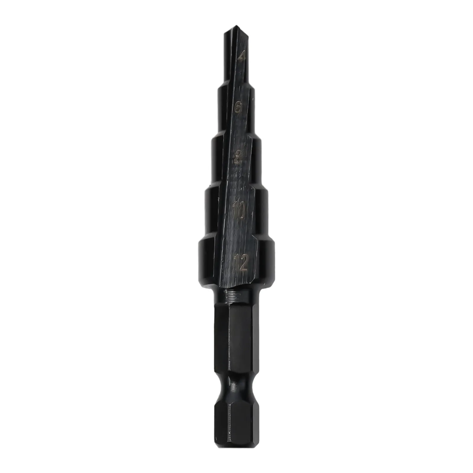 1Pc Step Drill Bit 3-12mm 4-12mm 4-20mm Straight Groove Titanium Coated Wood Metal Hole Saw Cutter Core Drilling Tools Set