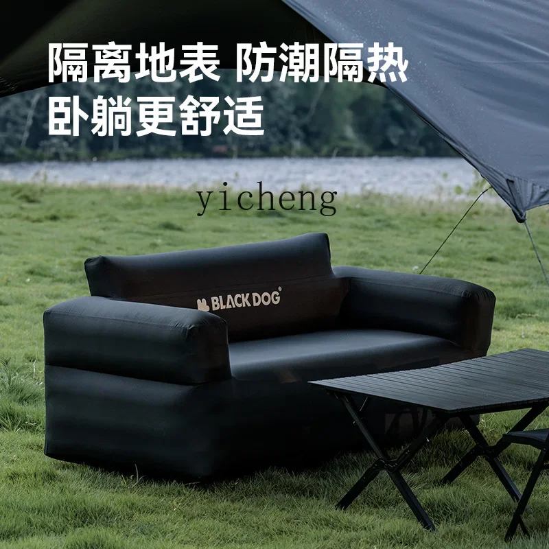 

ww24 inflatable sofa outdoor double camping air bed music festival lazy inflatable bed portable