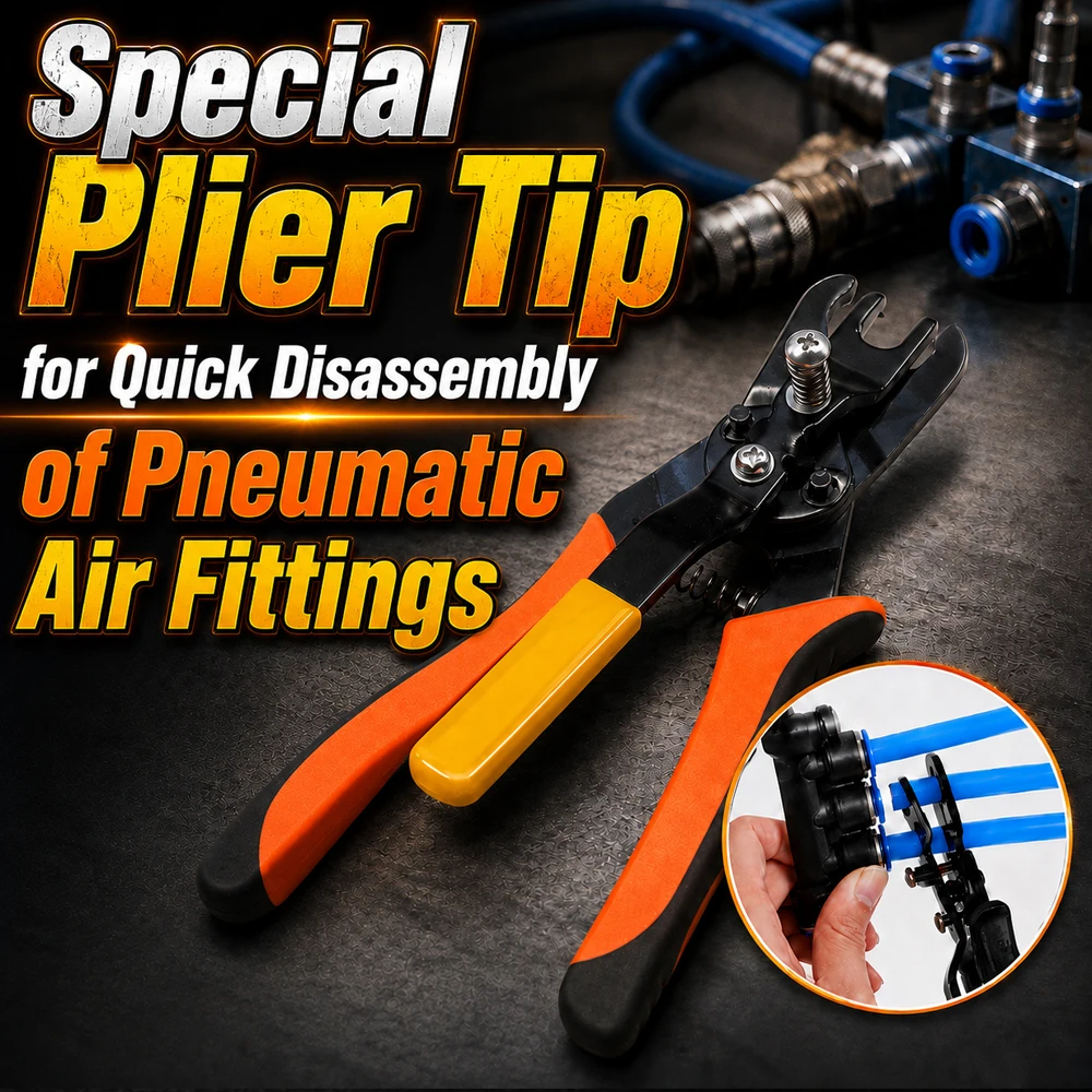 Pneumatic Fittings Disconnect Tool Quick Air Hose Removal Pliers Pneumatic Tube Connector Disassembly Hand Tools For Maintenance