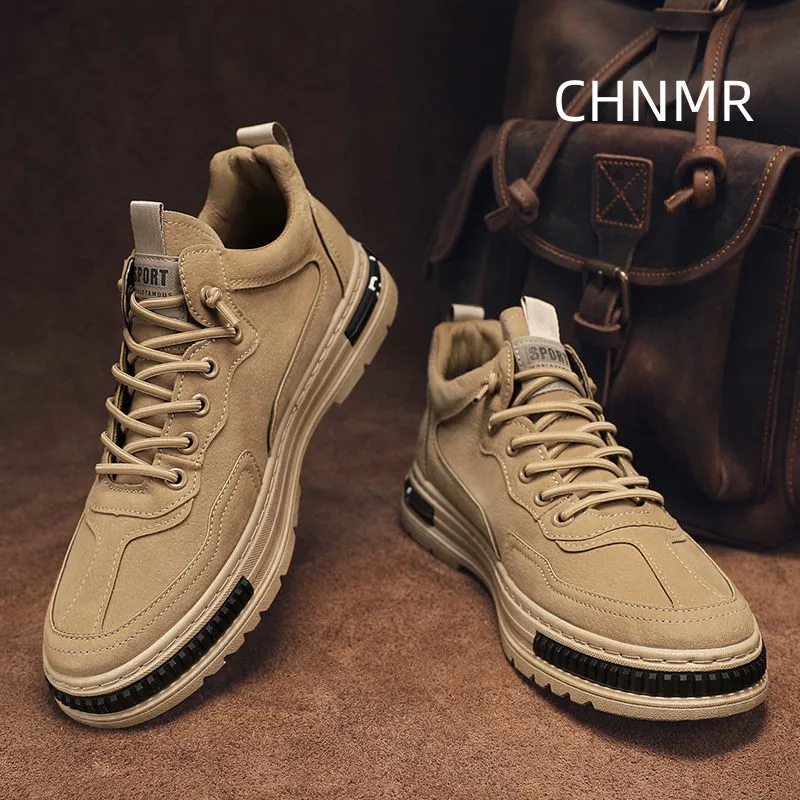 Lässiger Sneaker für Männer tragen widerstands fähige Mode atmungsaktive trend ige All-Match bequeme Outdoor-Plattform Sneakers Spring Main