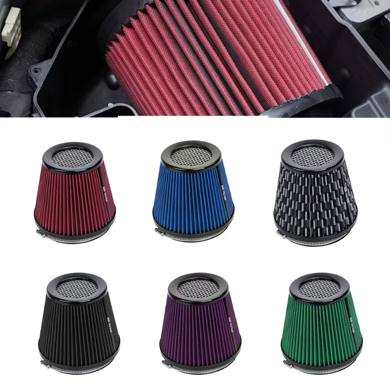 Universal Car Modification Mushroom Head Air Filter High Flow Engine Intake Filter Replacement Accessory