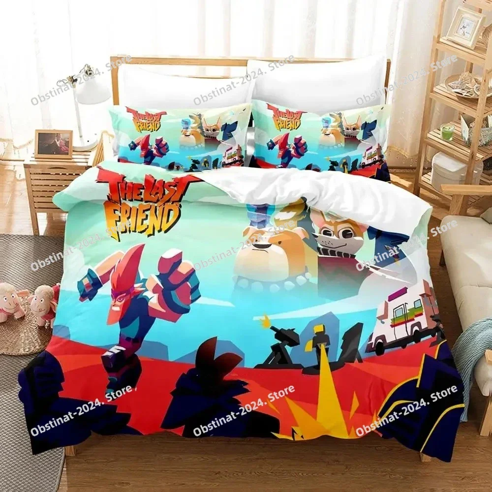 The Last Friend Bedding Set Single Twin Full Queen King Size Bed Set Adult Kid Bedroom Duvetcover Sets Anime parure de lit Bed