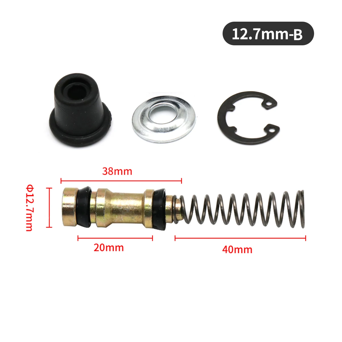 SCL MOTOS-Kit de Réparation de Piston de Frein d\'Embrayage Hydraulique pour Moto, 11mm, 12.7mm, 14mm, 16mm