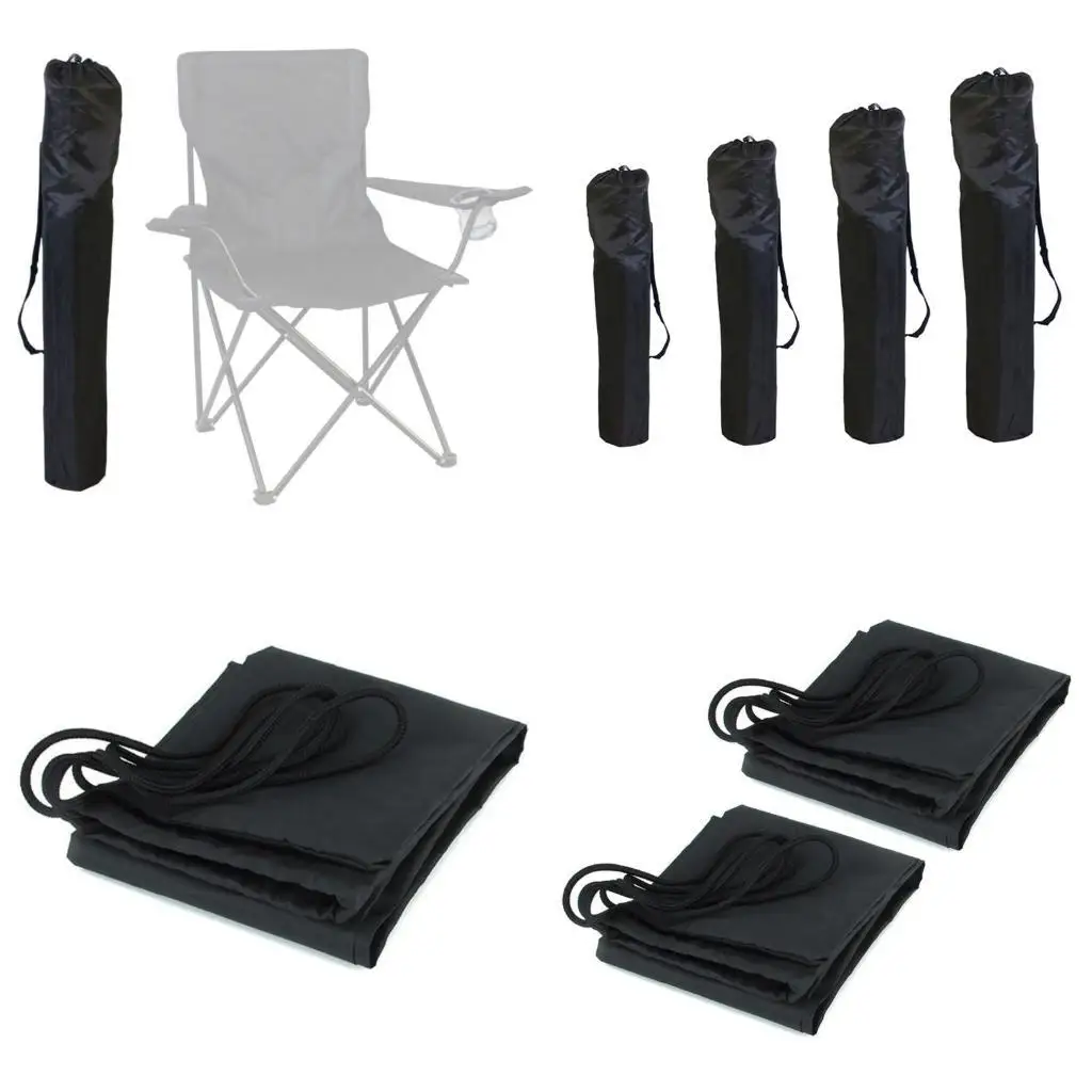 

R6FE 2pack Fishing Staff Carriers Bag Hiking Gear Bag Picnics Accessory Bag Equipment