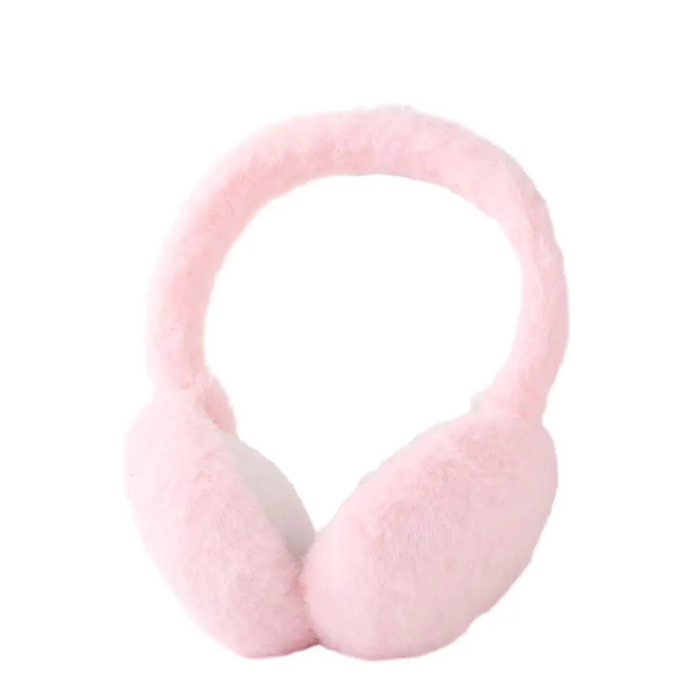 غطاء للأذنين ناعم قابل للطي للشتاء الدافئ لحماية الأذن منفوش غطاء للأذنين مضاد للتجمد سميك من الفرو الصناعي للنساء والرجال في الهواء الطلق #5