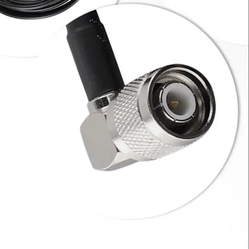 Microwave Transmission System Compatible 165FT GPS Antenna Cable with TNC Male RA to Male Right Angle Connectors
