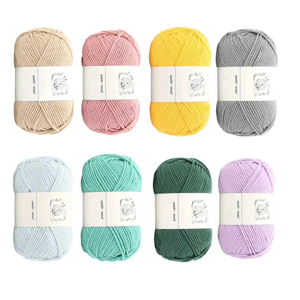 1Pc 100g Crocheting 100% Acrylic Yarn For hand knitting Crochet yarn to knit DIY Line handmke threads 200M 7874inch