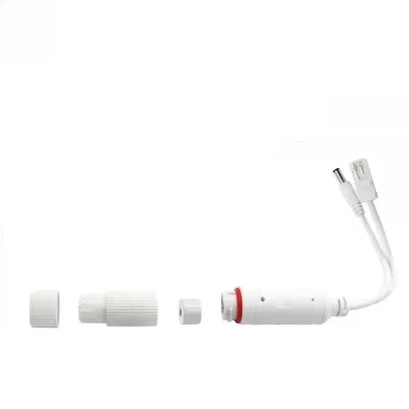 IP67 48V To 12V IEEE 802.3af/at Adapter Suitable for Outdoor Network Cameras, CCTV Security Systems, Waterproof POE Splitter