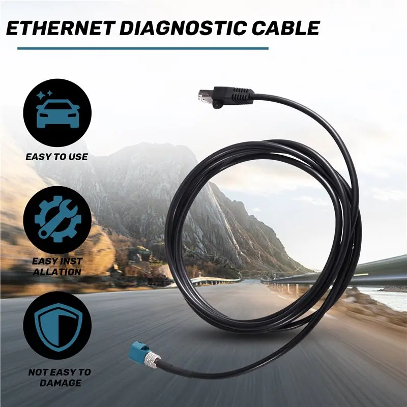 Superior-For Tesla For Model S/X Compatible 2026 Car Diagnostic Cable Ether-Net For Toolbox