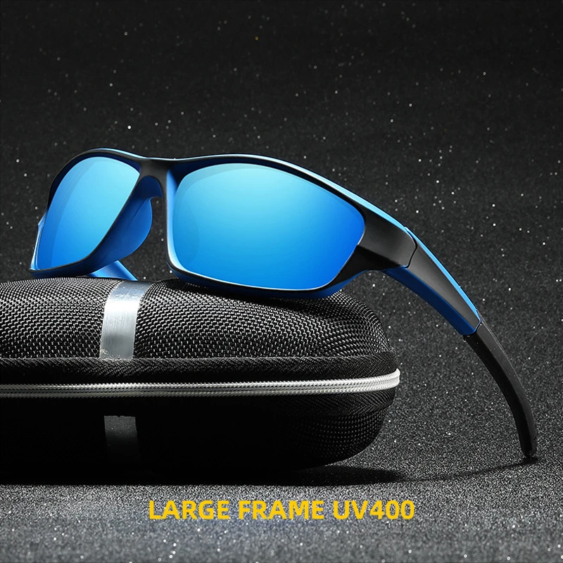 2023 Outdoor Polarized Sunglasses Men Women Sport Fishing Fashion Sun Glasses UV400 Vintage Driving Eyeglasses