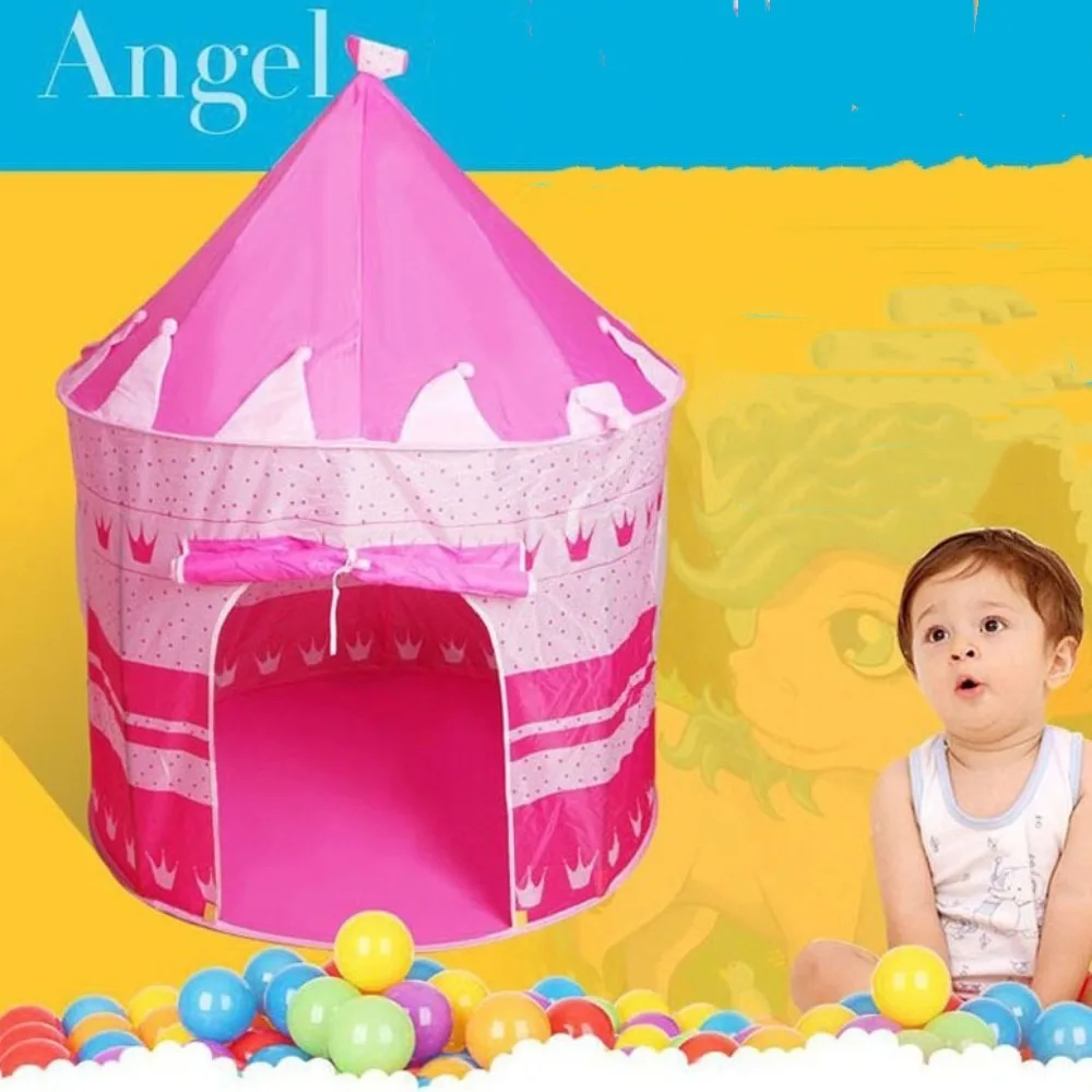 New Foldable Pop Up Tent Funny Princess Room Toy House Child Recreation Playhouse Indoor Outdoor