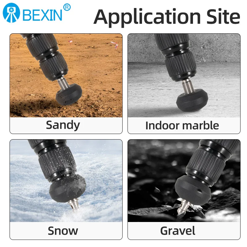 BEXIN Photography Accessories Tripod Foot Screw 3/8" Universal Screw Mini Feet Pad Spike Snow Tray Tripod Feet Pad Mat