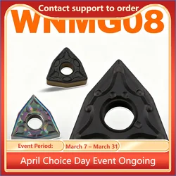 WNMG08 MA/GF/PR/HQ/PM YZ6030 YZ5010 YZ5028 inserto in metallo duro per utensile da tornitura esterno MWLNR lama WNMG per tornio CNC in acciaio