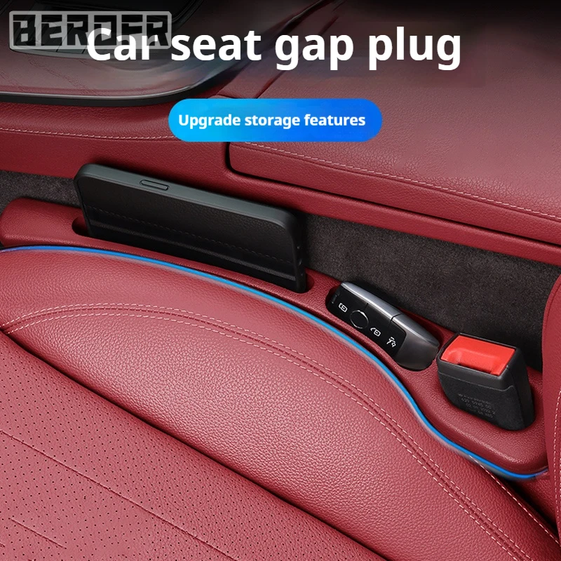 Car Seat Gap Filler Side Seam Plug Strip with Groove Leak-proof Filling Strip For Ford Focus Kuga Fiesta Ecosport Mondeo Escape