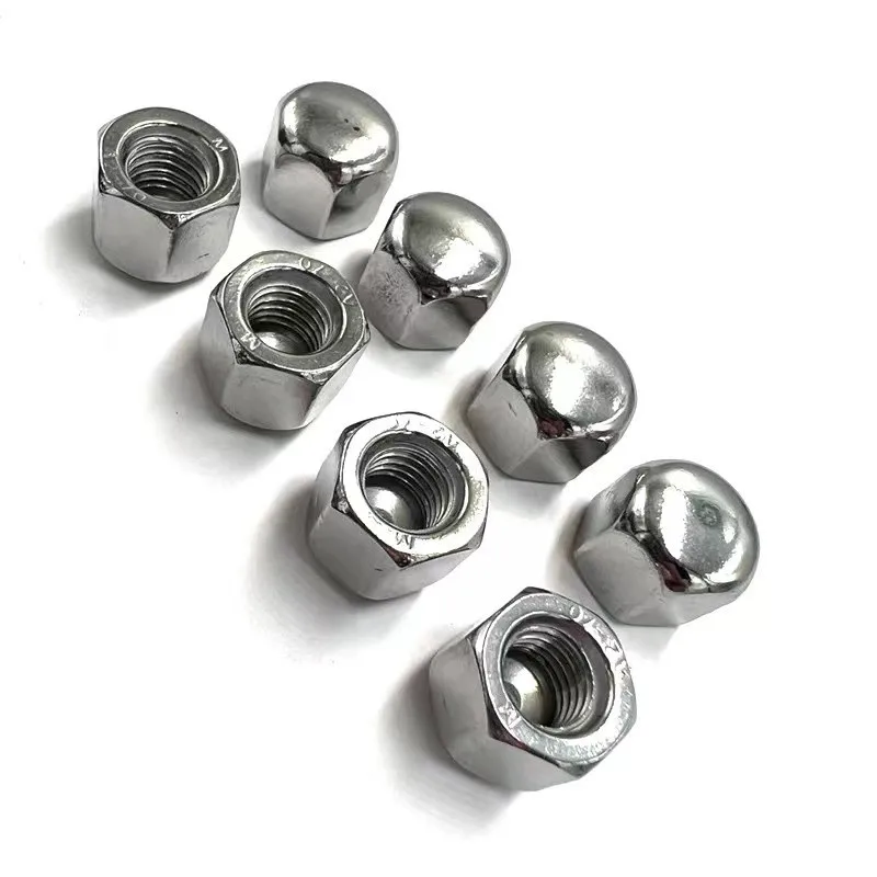 1/2/5/10pc M3 M4 M5 M6 M8 M10 M12 M14 M16 304 A2 Stainless Steel Hex Hexagon Short Low Thin Cap Acorn Nut Cover Blind Nut DIN917