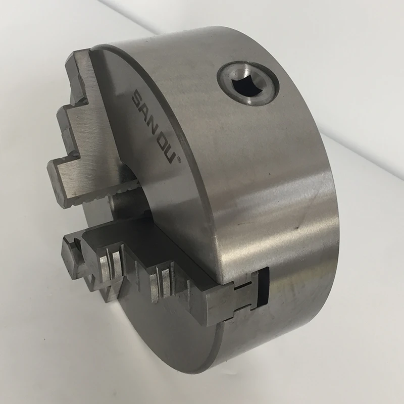 SANOU Lathe Chuck 3 Jaw Self-centering Chuck K11-200 Manual Metal Scroll Chuck