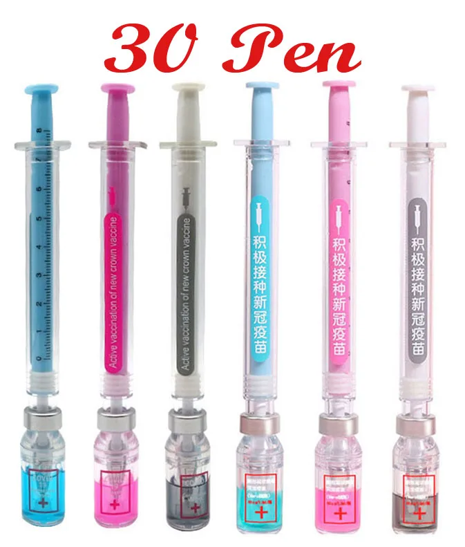 medica canetas esferograficas criativo fun pen enfermeiros doutor finja brincar material para festa presente 30 pcs novidade 01