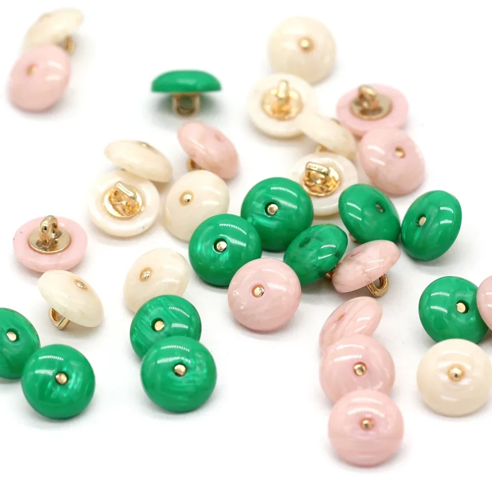 دوتول-أزرار لؤلؤ مستديرة صغيرة للملابس ، قميص للأطفال ، بلوزة ، فستان ، تشيباو خمر ، ديكورات يدوية الصنع ، هانفو ، 11 ، 20