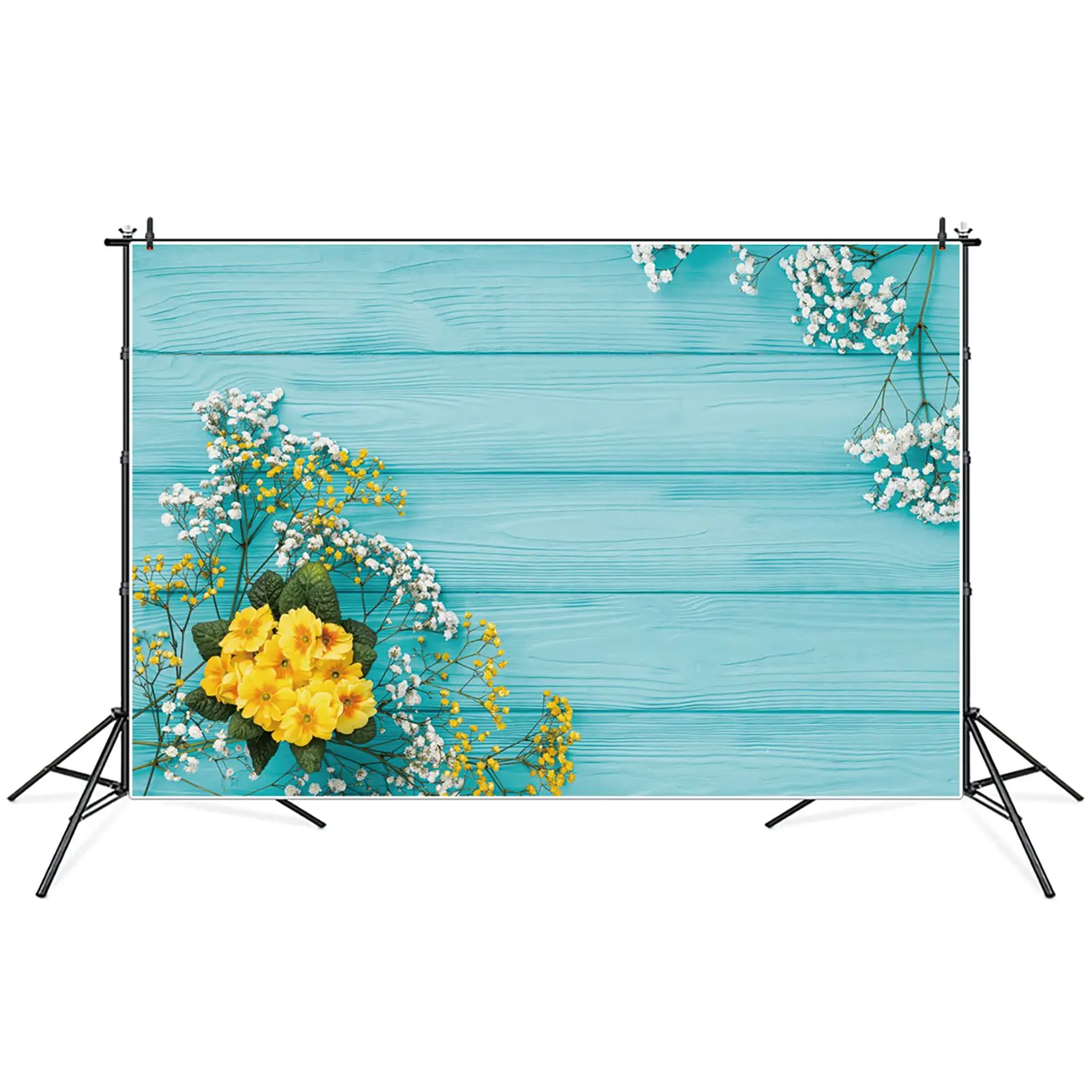 Bluey Placa De Madeira Flores Cenário De Fotografia, Festa Da Primavera Buquê Floral, Personalizado Crianças Photobooth, Foto De Fundo Props