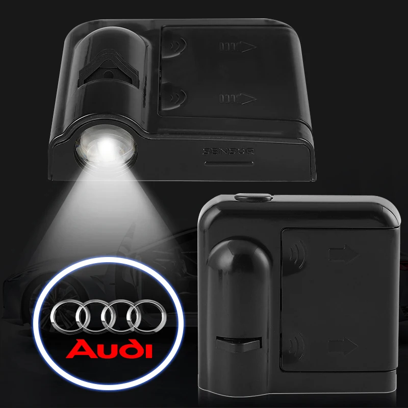 

Car Door Projector Lamps LED Welcome Light Emblem Car Accessories For Audi C6 C5 C7 A1 A3 A4 b5 b6 b7 b8 A5 A6 A7 A8L Q3