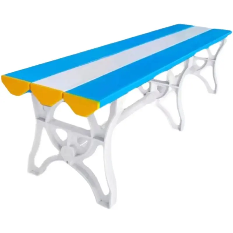 

ABS Plastic Bench, Swimming Pool Gym Bathroom Changing Room Waterproof and Moisture-proof Thickened Simple Changing Shoes Stool