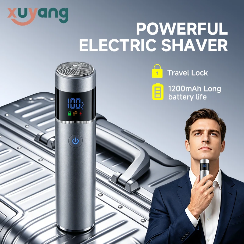 

Powerful Electric Shaver For Men Travel Lock Px7 Wet & Dry, 1200mah Rechargeable Men Electirc Razor For Thick Beards