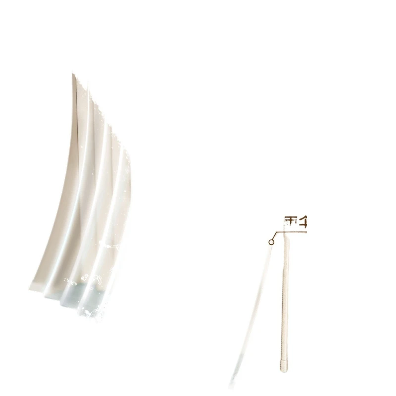 Cortina de ducha plegable para baño, sin perforaciones, separación de áreas húmedas y secas, impermeable y antimoho.