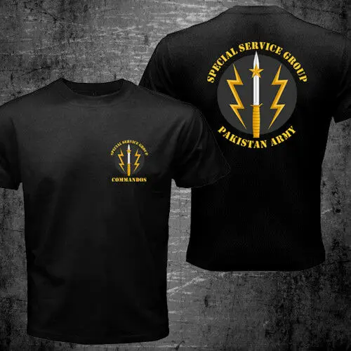 2026  Summer SSG Commandos Pakistan Special Forces Service Team Army Printed Pattern T-shirt Casual Streetwear