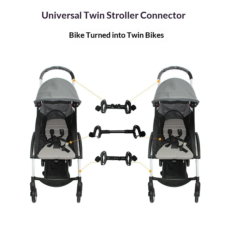 Twin stroller split connector The same  twin  becomes double use