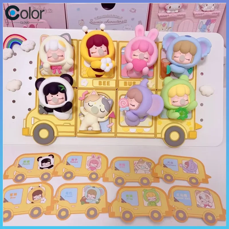 

New Genuine Babynanci Fluffy Party Series Fridge Magnets Blind Boxes Figurines Models Decorative Items Trendy Toys And Gifts