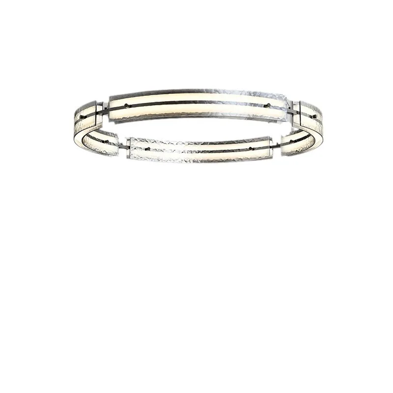 

Italian minimalist living room chandelier, modern minimalist Nordic high-end design ring lamp