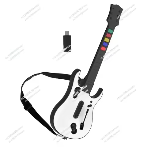 Guitar Hero Game Wireless Gaming Controller Guitar Hero Rock Band 2.4 G Remote Guitar Handle Console Gamepad 5Key For PC PS3 PC