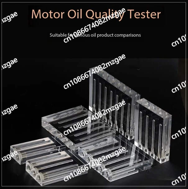 

Automobile Oil Comparator Can Flip Acrylic Glass Demonstration Rack Oil Viscosity Testing Tool Comparator