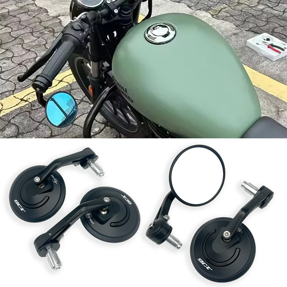 

For Yamaha XJ6 XJ6F XJ6N DIVERSION 2009-2014 1 Pair 7/8'' 22mm Motorcycle Bar End Mirrors Retro Handlebar Tip Rearview CNC
