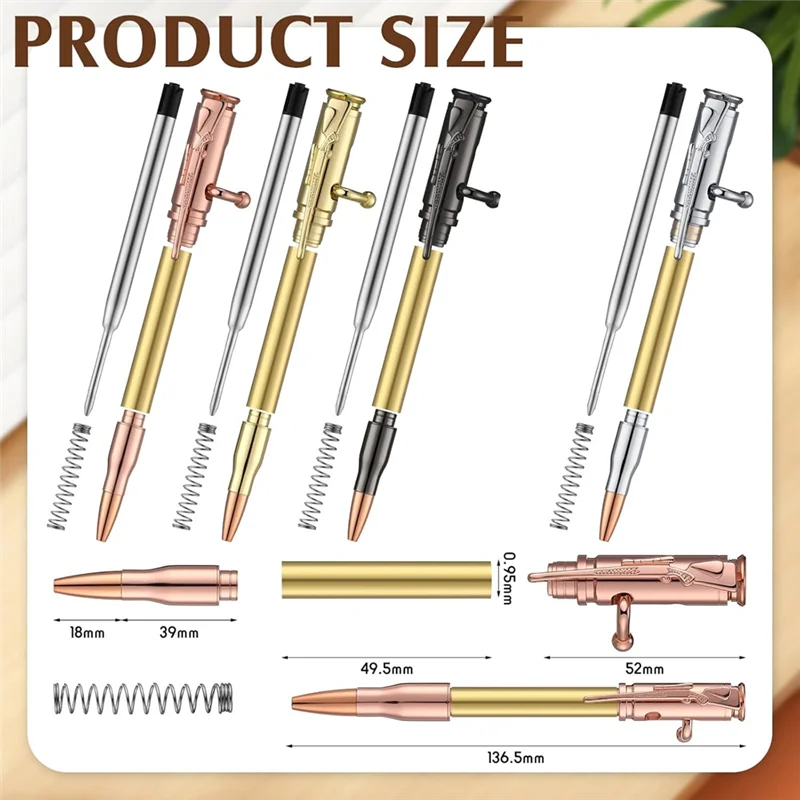 

Highly Recommended-15 Sets Wooden Ballpoint Pen Set School Supplies DIY Making Classroom Supplies For Teacher Student Gifts