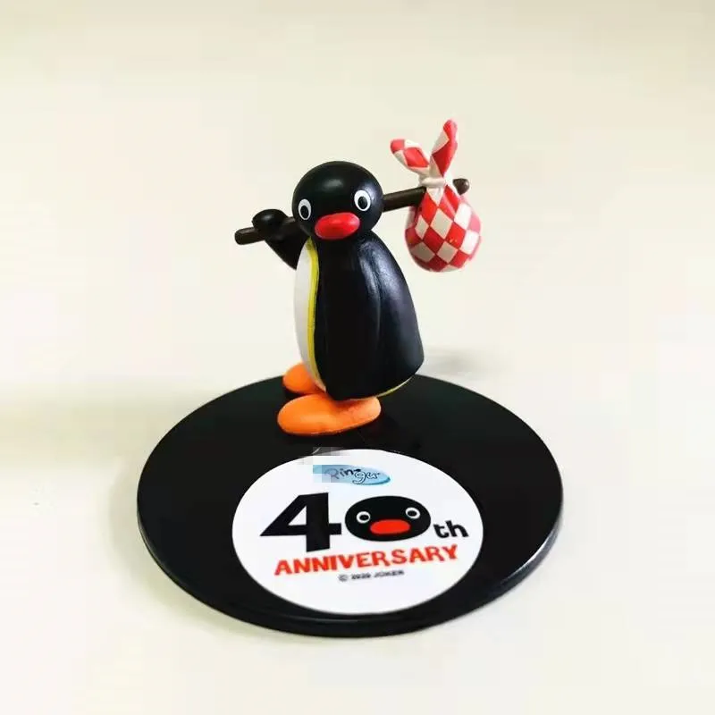 Kawii Anime PINGUed Figure Japan 40th Anniversary Penguin PVC Home Office Decor Model Toys Gifts Cute Choose from List