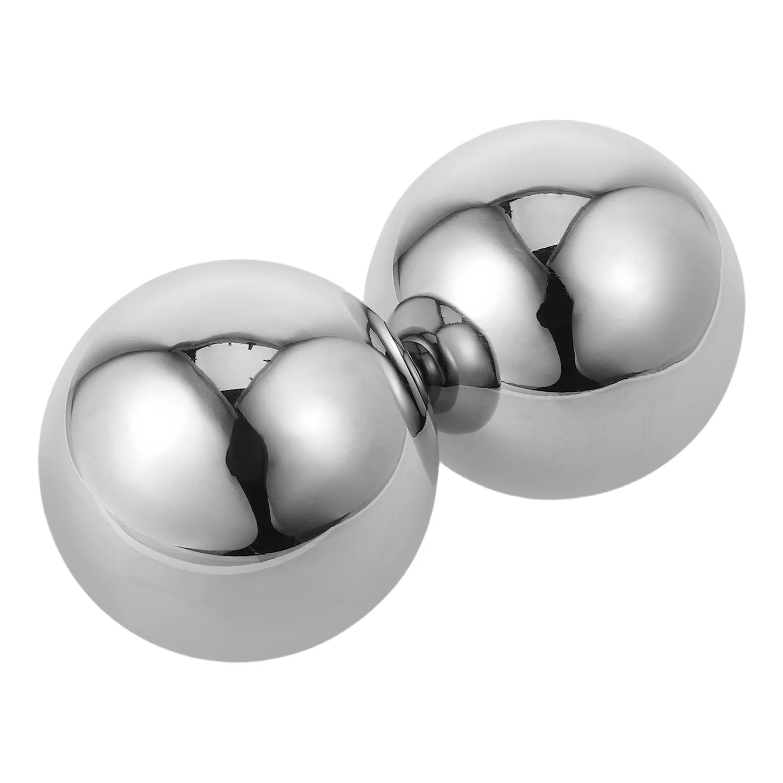2pcs Stainless Steel Balls 55Mm Reusable Beverage Cooler Smooth Mirror Finish Storage Box Beer Whiskey Wine Espresso