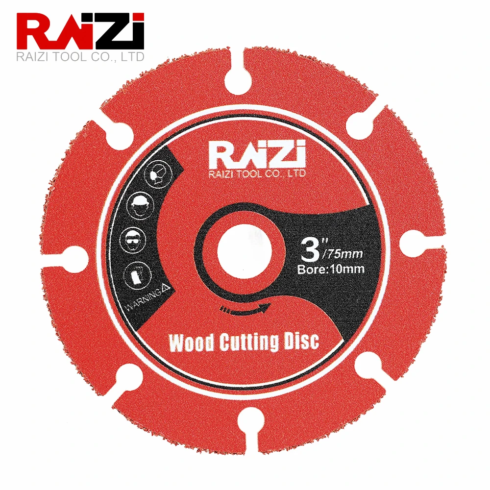 Raizi 75mm Vacuum Brazed Cutting Wood Disc For Power Tools Wood Saw Blade 75mm Wood Cutting Diy Tool Mini Grinder Hand Disc