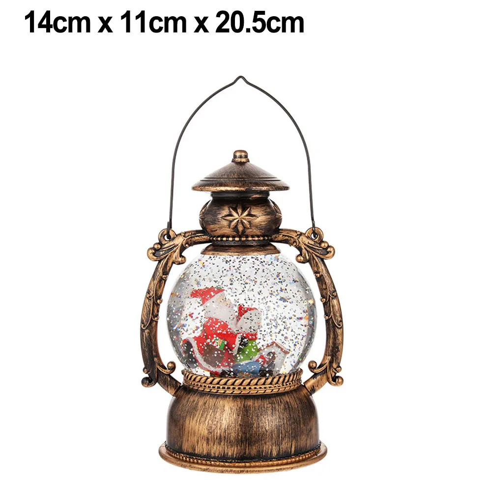 ساحر الكرتون عيد الميلاد-مصباح صندوق الموسيقى:-الرجعية ثلجي ليلة ضوء هدية مربع عيد الميلاد-هدية الحلي ديكور المنزل عيد الميلاد