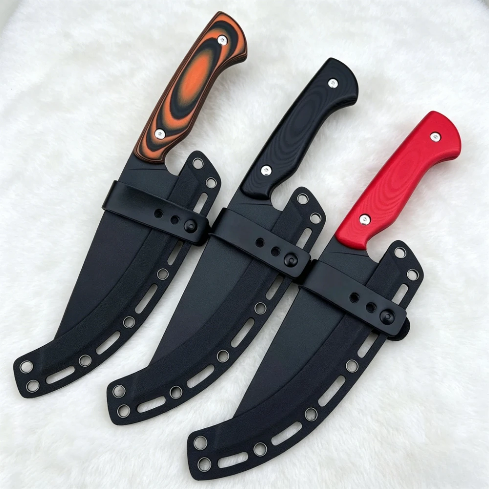 

Нож EDC с фиксированным клинком из стали 9Cr13Mov, рукоять G10, универсальный инструмент для активного отдыха, кемпинга, туризма и кухни, отличный подарок